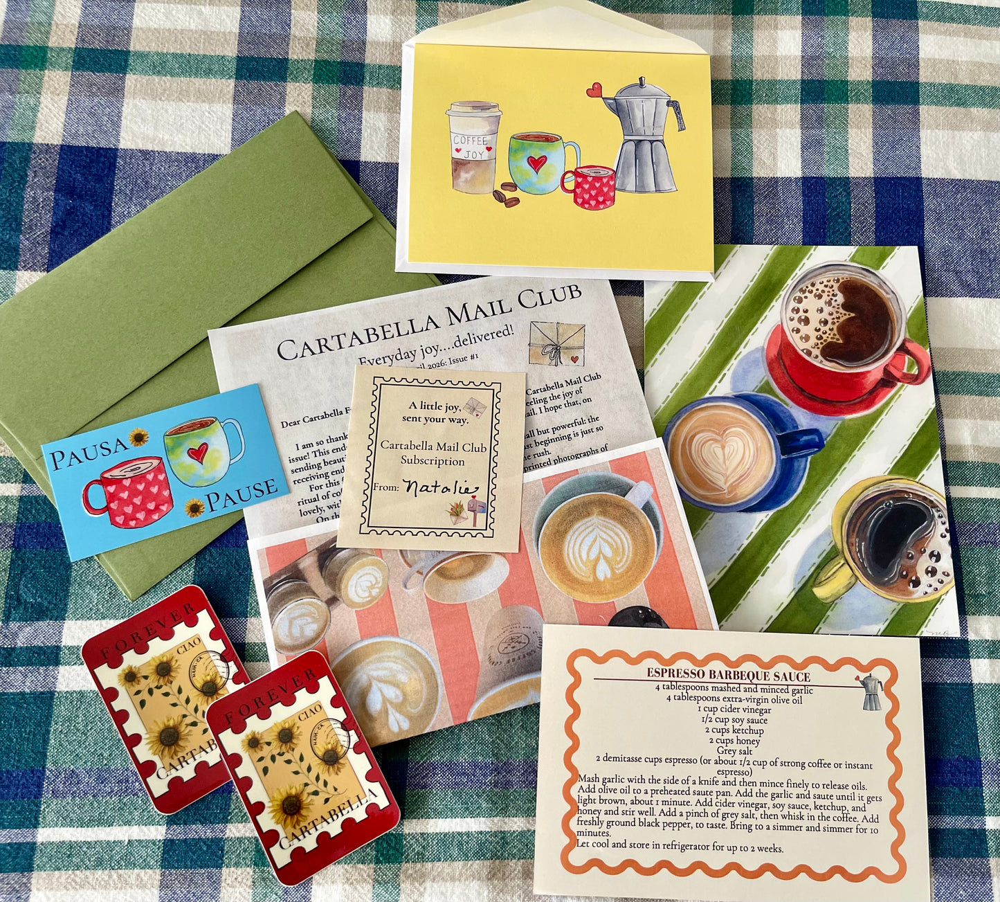 3 Month Cartabella Mail Club Gift
